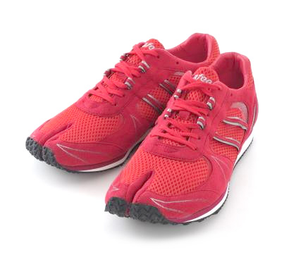 Lafeet Zipang Running Tabi - Red