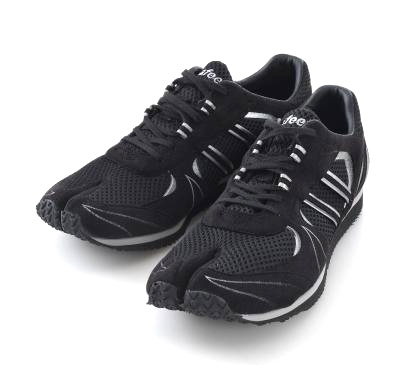 Lafeet Zipang Running Tabi - Black